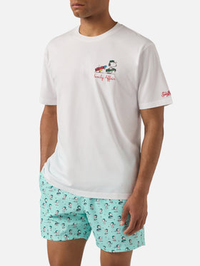 Camiseta Portofino blanca con bordado Snoopy Family Affair | Edición Especial 