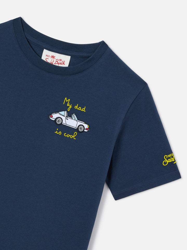 T-shirt Portofino Jr avec broderie My Dad Is Cool | Édition spéciale 