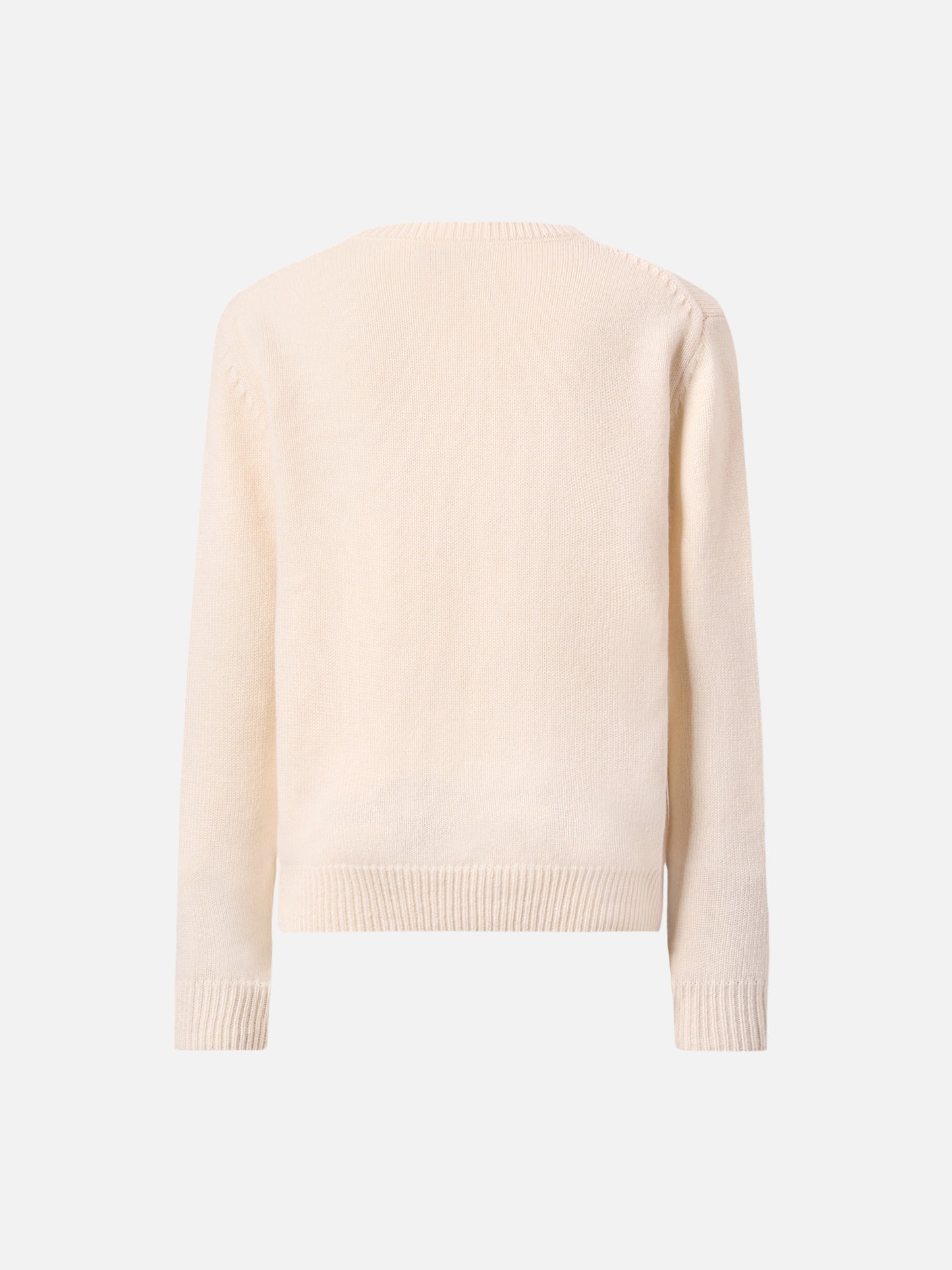 Prinzessinnenpullover aus Kaschmirmischung mit Viziata-Strassapplikation