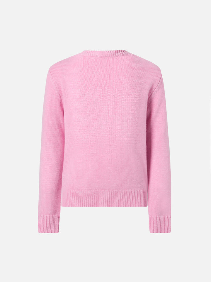 Sweater Princess aus Kaschmirmischung mit Bella e Brava Jacquard