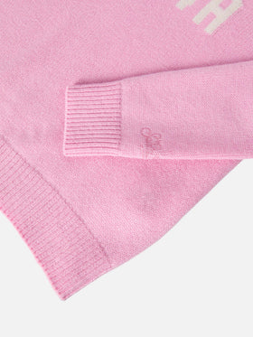 Girocollo Princess in misto cashmere con jacquard Bella e Brava