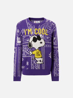 Princess crewneck with bandana and Snoopy jacquard | SNOOPY PEANUTS SPECIAL EDITION