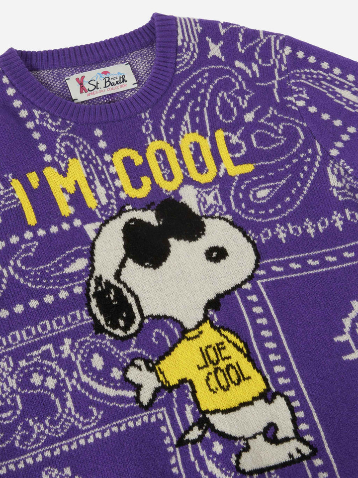 Princess crewneck with bandana and Snoopy jacquard | SNOOPY PEANUTS SPECIAL EDITION