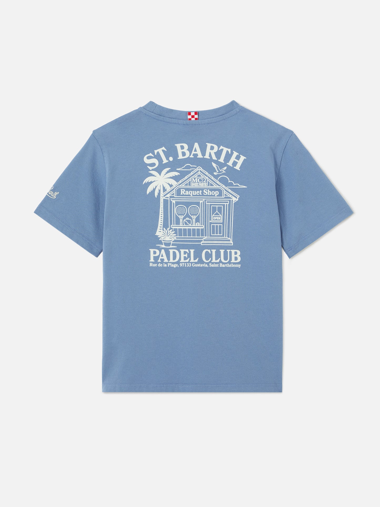 Camiseta Portland Jr con maxi estampado Padel Club en la espalda 