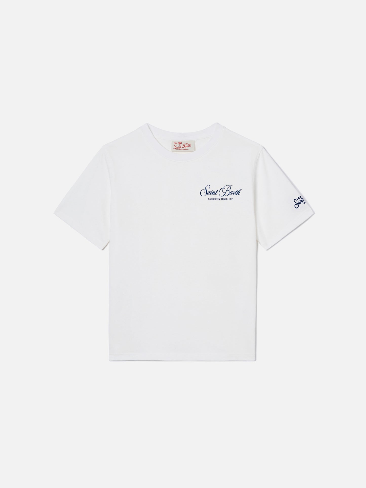 Camiseta White Portland Jr con estampado Caribbean Tennis Cup 