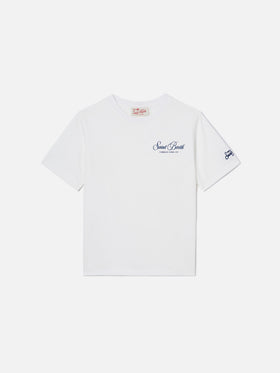 Camiseta White Portland Jr con estampado Caribbean Tennis Cup 