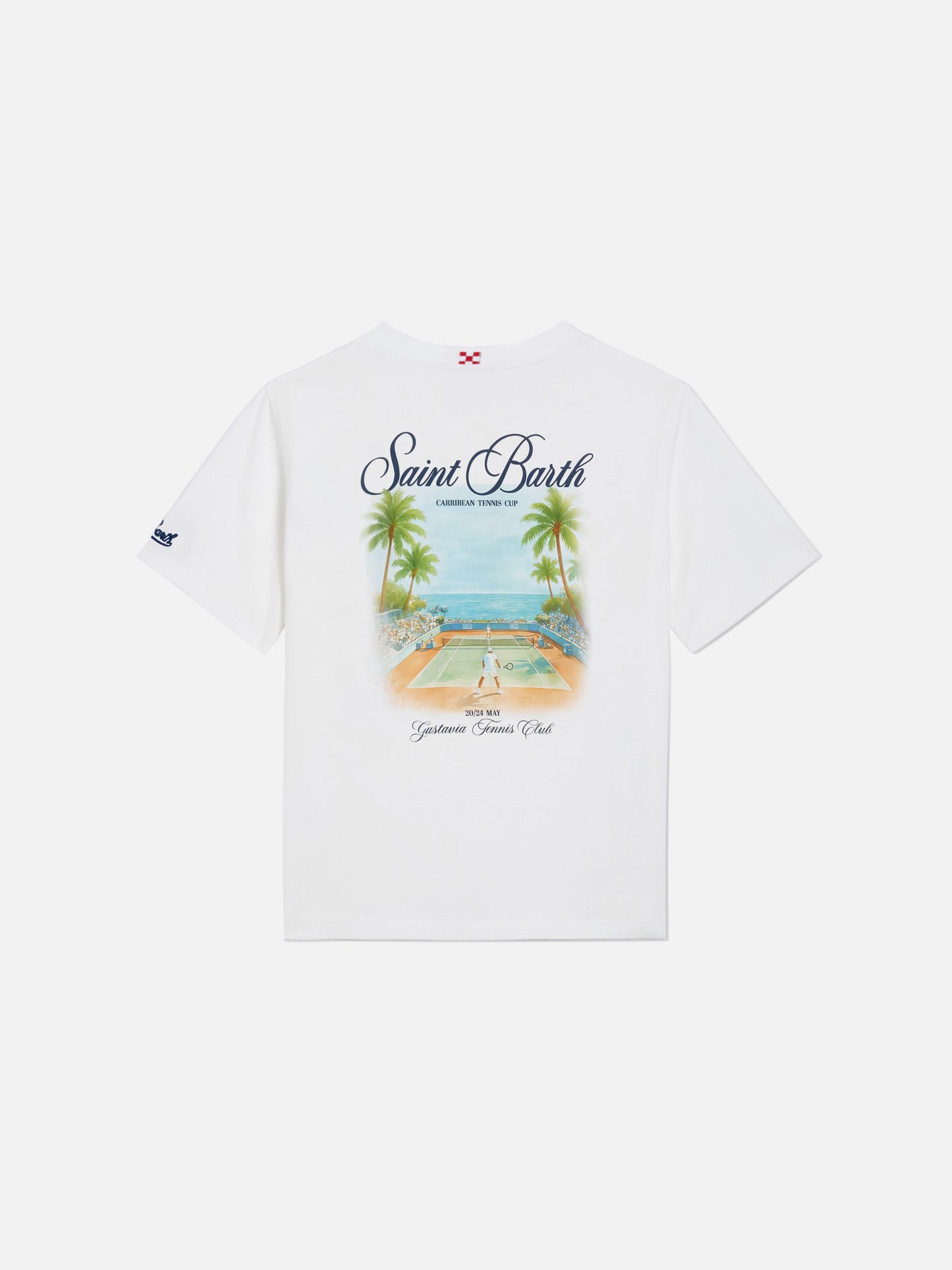 Camiseta White Portland Jr con estampado Caribbean Tennis Cup 