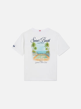 Camiseta White Portland Jr con estampado Caribbean Tennis Cup 