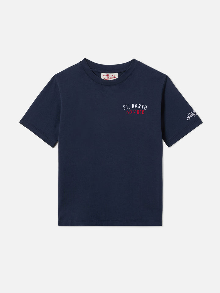 Portland Jr t-shirt with Bomber embroidery