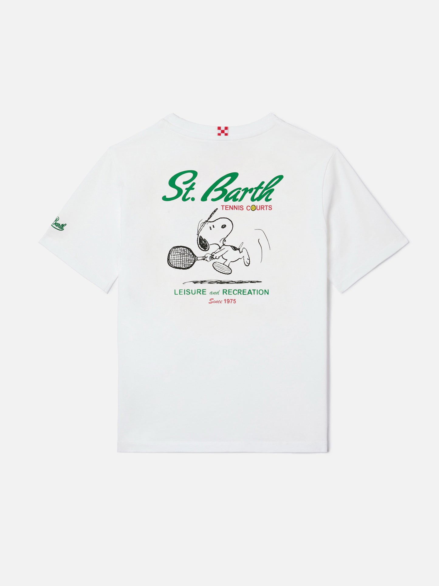 T-shirt Portland Jr avec maxi imprimé Tennis Courts | Édition spéciale 