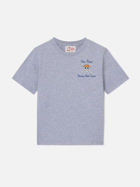 Graues Portland Jr T-Shirt mit Monkey D. Luffy-Print | ONE PIECE SPECIAL EDITION 