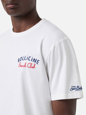 Camiseta White Portland con bordado Bollicine Beach Club 
