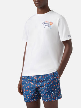 T-shirt Portland blanc avec imprimé Aperol Spritz | Édition spéciale 