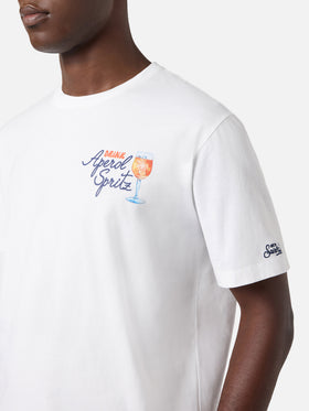 T-shirt Portland blanc avec imprimé Aperol Spritz | Édition spéciale 