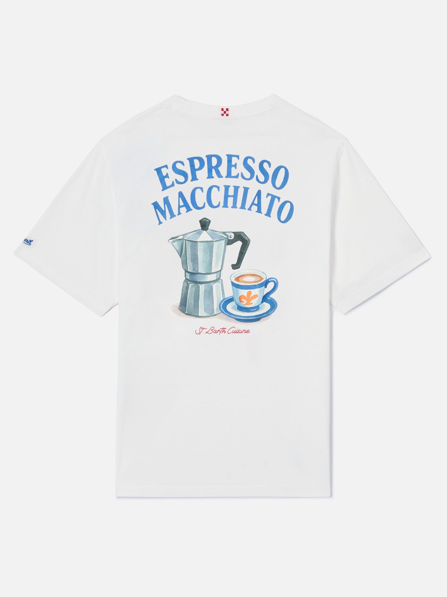 Camiseta Portland color crema con estampado Espresso Macchiato 