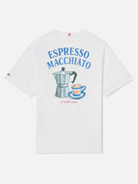Camiseta Portland color crema con estampado Espresso Macchiato 