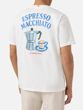 Camiseta Portland color crema con estampado Espresso Macchiato 