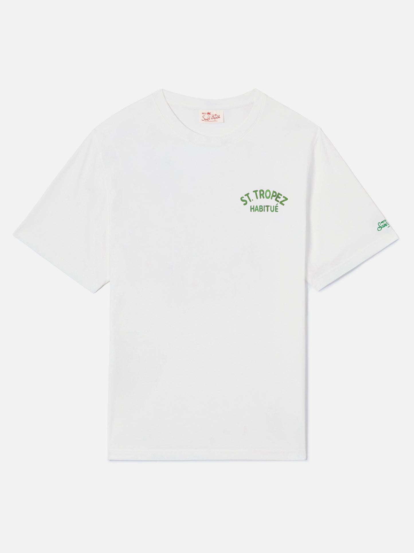 Camiseta Portland blanca con estampado St. Tropez Habitué | Edición Especial 