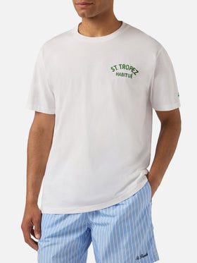 Camiseta Portland blanca con estampado St. Tropez Habitué | Edición Especial 