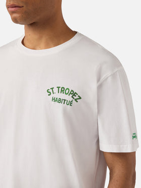 Camiseta Portland blanca con estampado St. Tropez Habitué | Edición Especial 