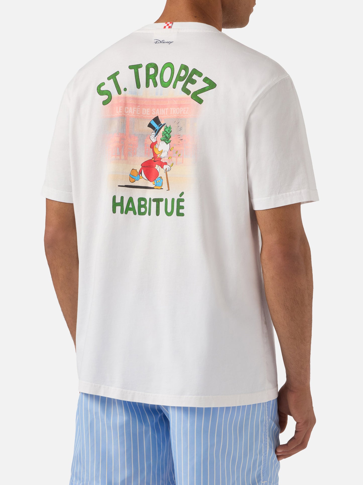 Camiseta Portland blanca con estampado St. Tropez Habitué | Edición Especial 