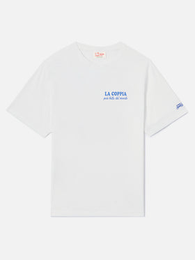 Camiseta White Portland con estampado La coppia più bella del mondo | Special Edition 