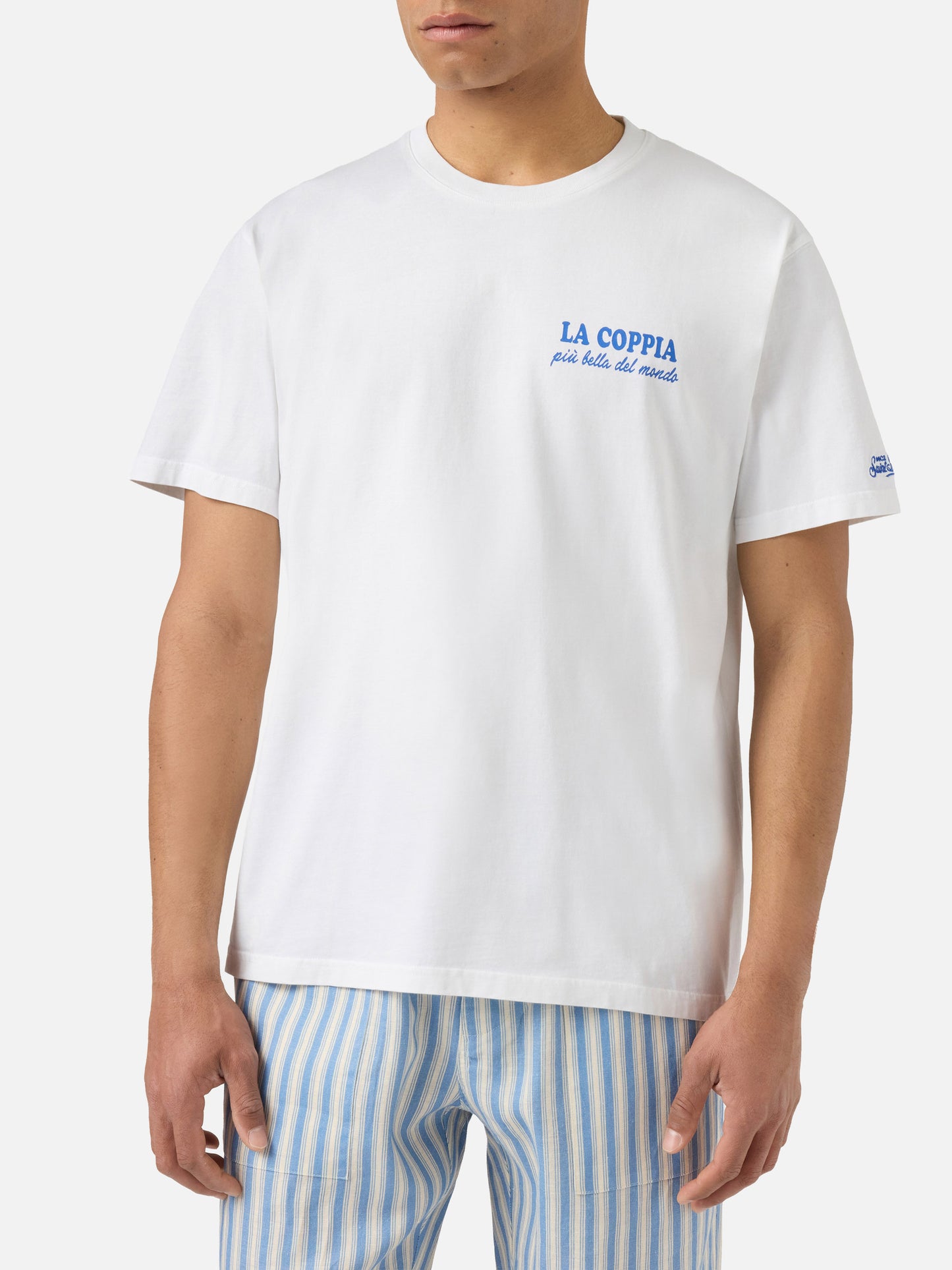 Camiseta White Portland con estampado La coppia più bella del mondo | Special Edition 