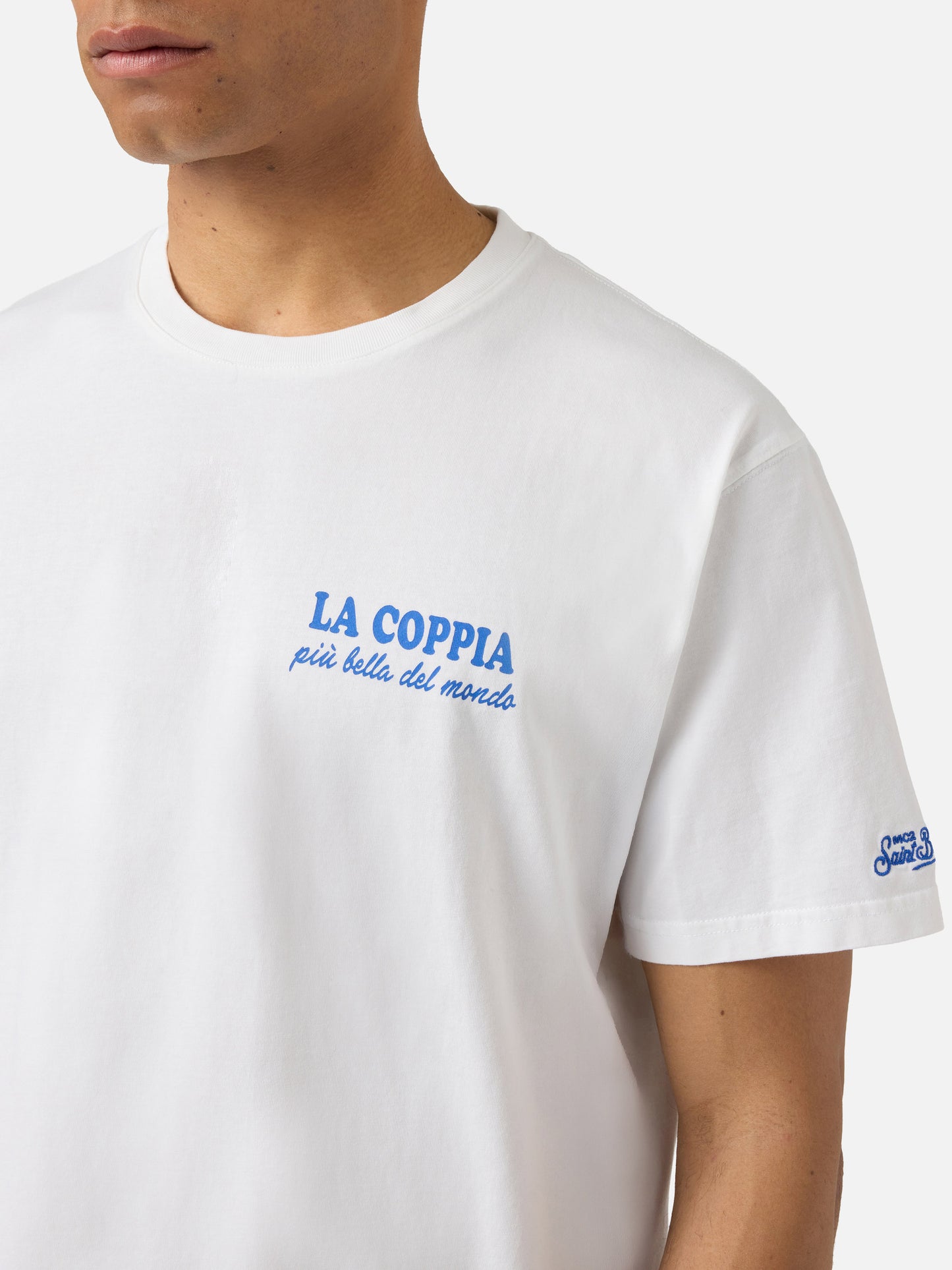Camiseta White Portland con estampado La coppia più bella del mondo | Special Edition 