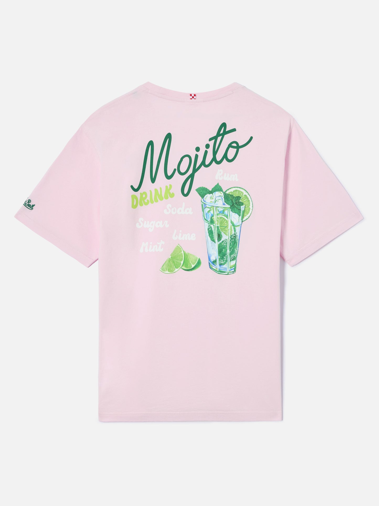 T-shirt Portland rose avec illustration Mojito Drink 