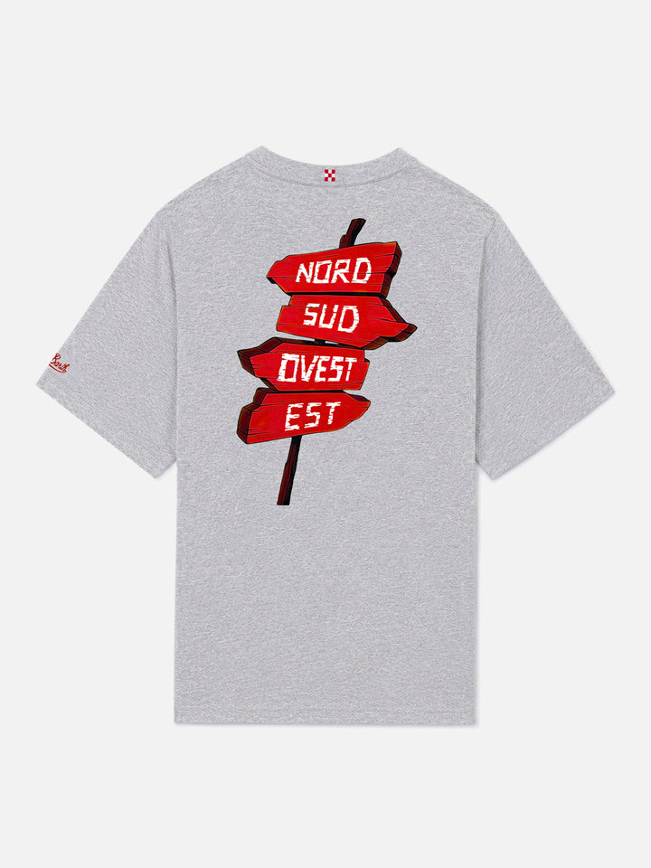 Camiseta portland gris con estampado Nord Sud Ovest Est | Special Edition 