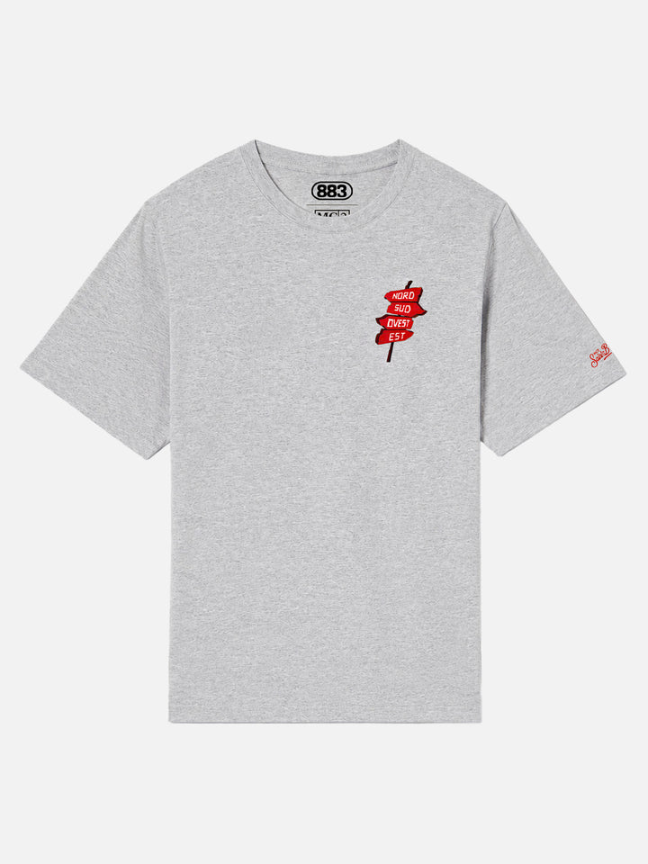 Camiseta portland gris con estampado Nord Sud Ovest Est | Special Edition 