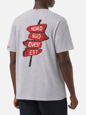 Camiseta portland gris con estampado Nord Sud Ovest Est | Special Edition 