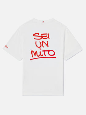 Camiseta blanca portland con gráfico Sei un mito | Special Edition 
