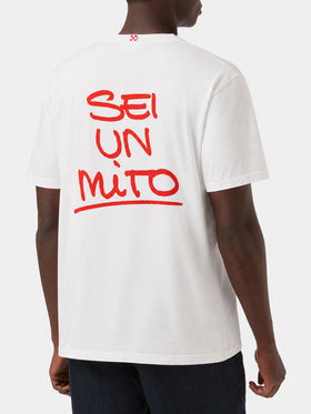 Camiseta blanca portland con gráfico Sei un mito | Special Edition 