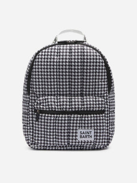 Puffer backpack with pied de poule print - MC2 Saint Barth