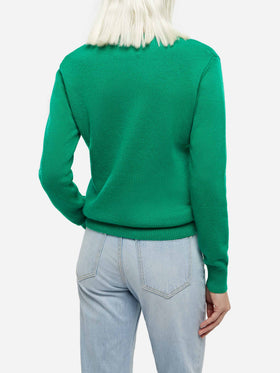 Woman brushed sweater with daisy print - MC2 Saint Barth