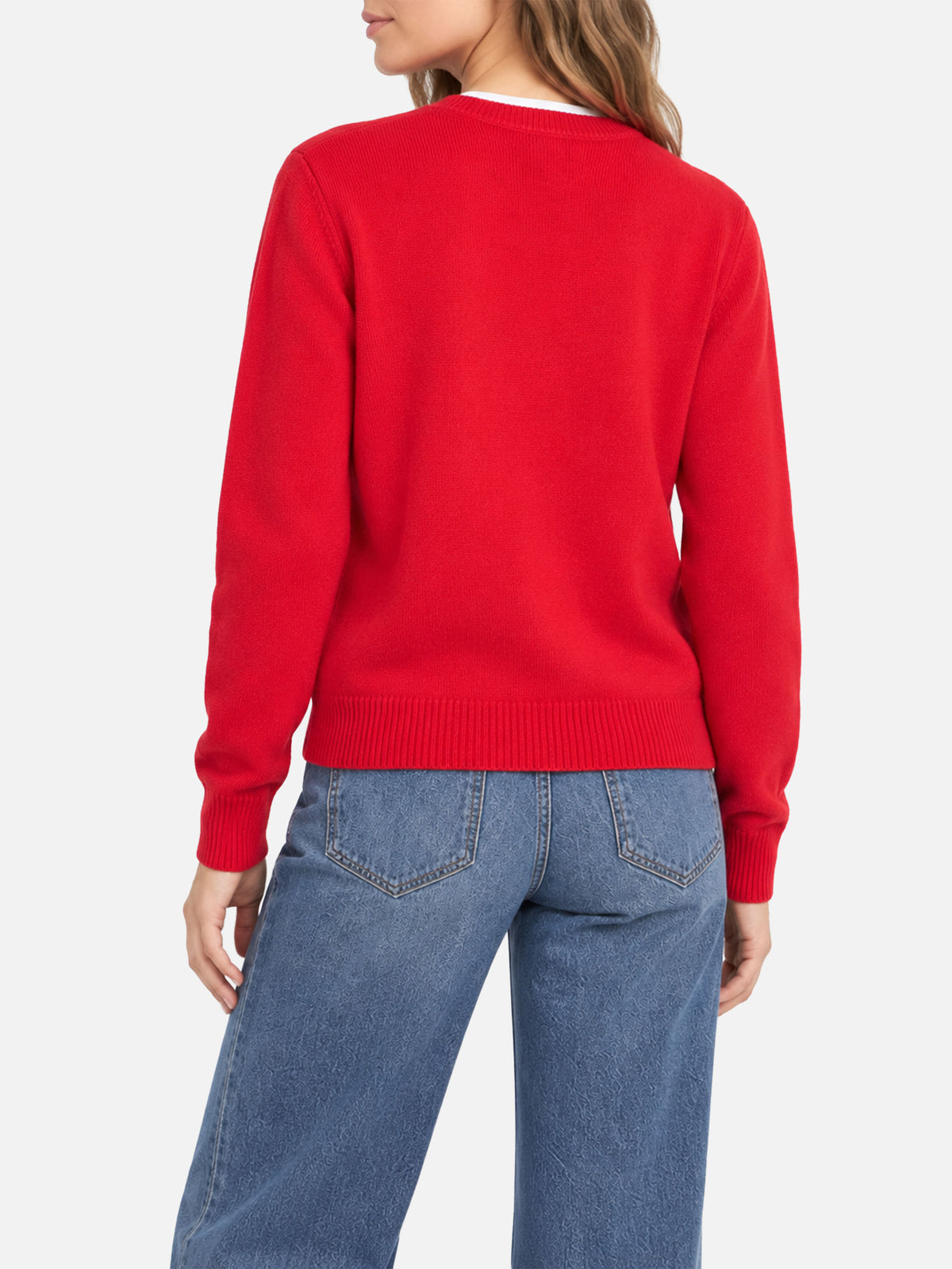 Maglione New Queen con stampa Snoopy rosso | Special Edition