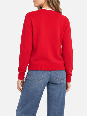 Maglione New Queen con stampa Snoopy rosso | Special Edition