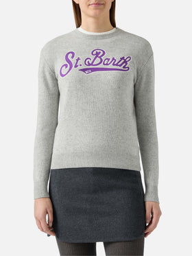 New Queen crewneck with Saint Barth terry patch