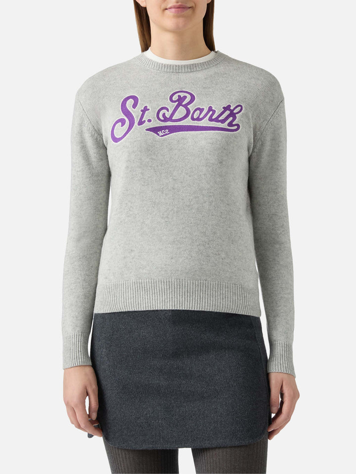 New Queen crewneck with Saint Barth terry patch