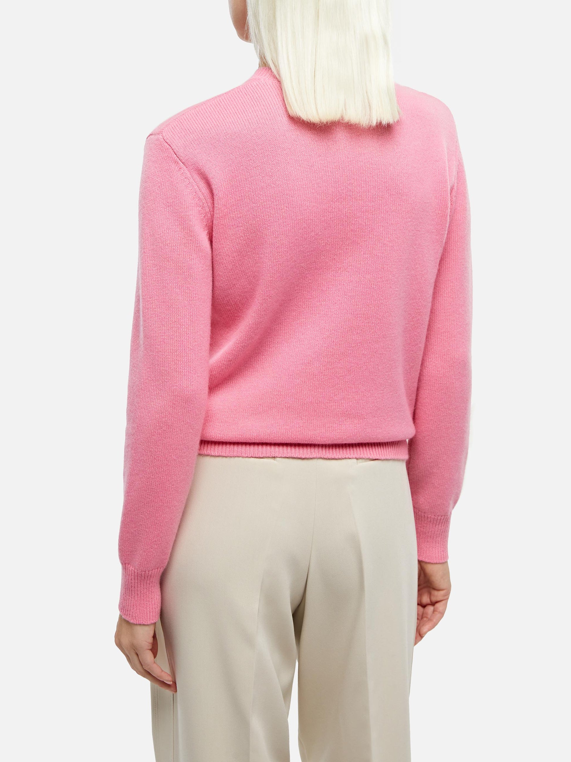 Woman pink cashmere blend sweater New Queen - MC2 Saint Barth