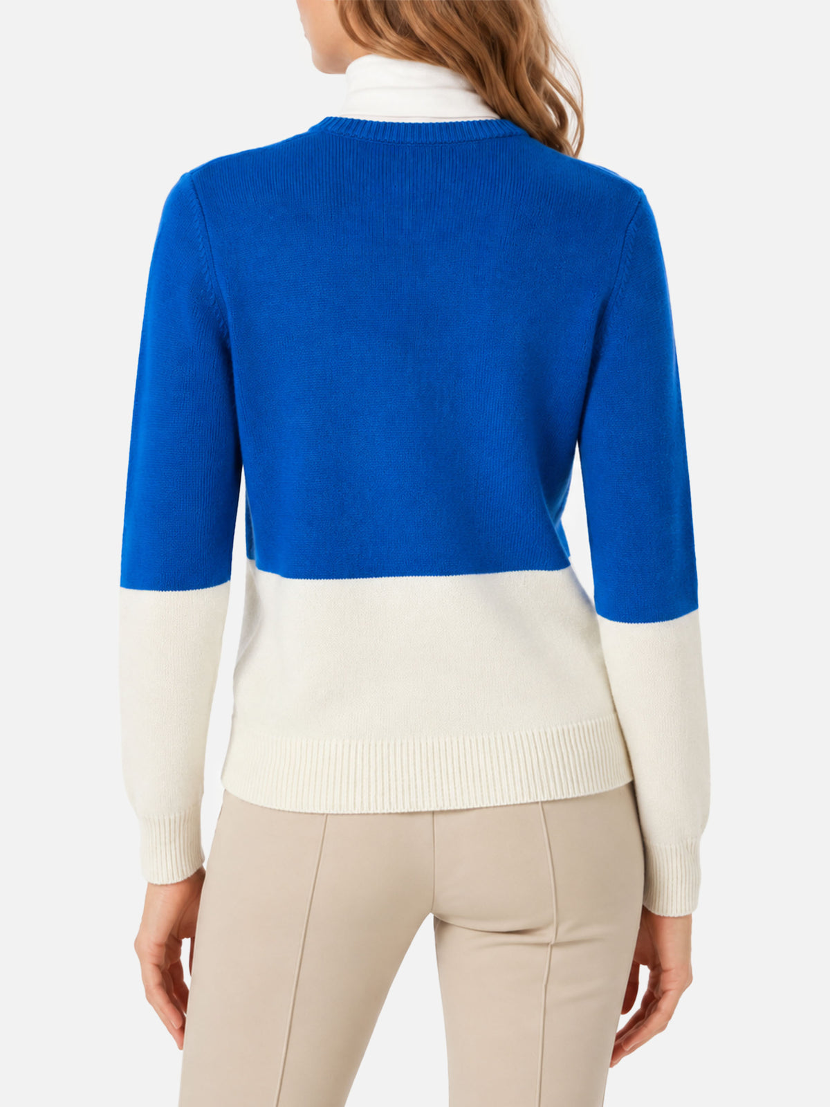 Nouveau pull Queen avec jacquard carte postale Courma 
