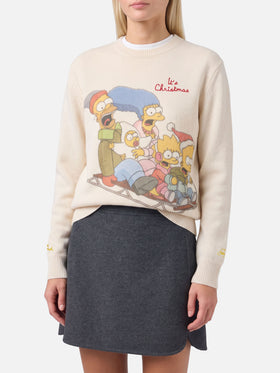 New Queen white Simpson print sweater | Special Edition