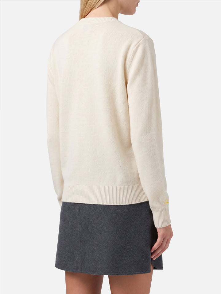 New Queen white Simpson print sweater | Special Edition