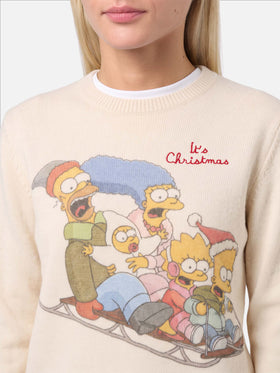 New Queen white Simpson print sweater | Special Edition