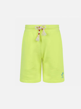 Bermudashorts Randle Jr aus Baumwolle in Fluo-Gelb 