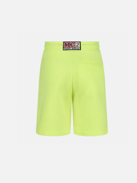 Bermudashorts Randle Jr aus Baumwolle in Fluo-Gelb 