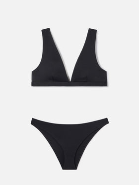 Bikini de triángulo Ofelia Reanna en negro 