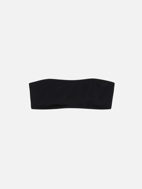 Schwarzes Bandeau-Top Rebby