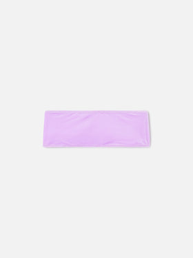 Rebby Bandeau-Bikinioberteil mit Samteffekt 